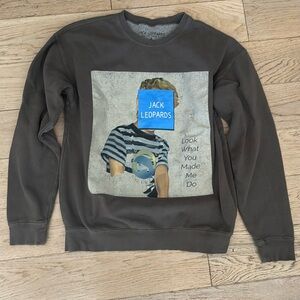 Taylor Swift Jack Leopards & Dolphin Club Look What You Made Me Do Sweatshirt S